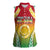 Personalised Vanuatu Women Sleeveless Polo Shirt Proud To Be A Ni-Van With Tribal Pattern