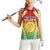Personalised Vanuatu Women Sleeveless Polo Shirt Proud To Be A Ni-Van With Tribal Pattern