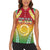 Personalised Vanuatu Women Sleeveless Polo Shirt Proud To Be A Ni-Van With Tribal Pattern
