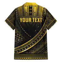 Personalised Polynesia Childhood Cancer Awareness Hawaiian Shirt You Are Stronger Than Cancer