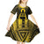 Personalised Polynesia Childhood Cancer Awareness Kid Short Sleeve Dress You Are Stronger Than Cancer