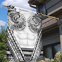 Polynesian Tattoo Inspired Cosplay Costume Garden Flag Tribal Warrior White LT05 - Polynesian Pride
