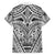 Polynesian Tattoo Inspired Cosplay Costume Hawaiian Shirt Tribal Warrior White - Polynesian Pride