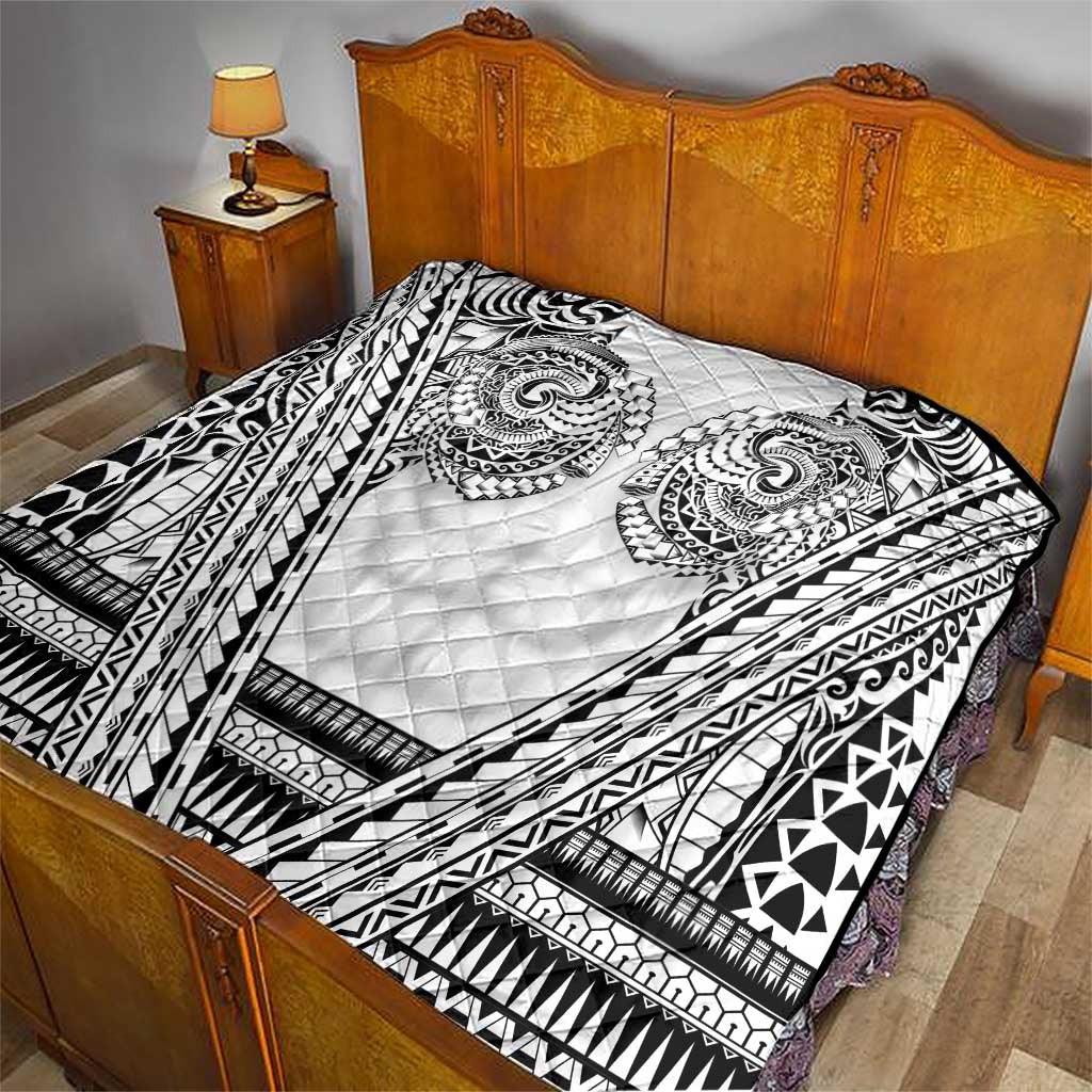 Polynesian Tattoo Inspired Cosplay Costume Quilt Tribal Warrior White - Polynesian Pride