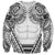 Polynesian Tattoo Inspired Cosplay Costume Sweatshirt Tribal Warrior White - Polynesian Pride