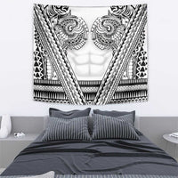 Polynesian Tattoo Inspired Cosplay Costume Tapestry Tribal Warrior White LT05 - Polynesian Pride