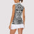 Polynesian Tattoo Inspired Cosplay Costume Women Sleeveless Polo Shirt Tribal Warrior White - Polynesian Pride