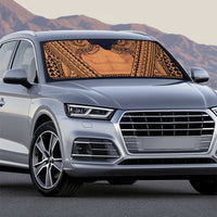 Polynesian Tattoo Inspired Cosplay Costume Auto Sun Shade Tribal Warrior - Polynesian Pride