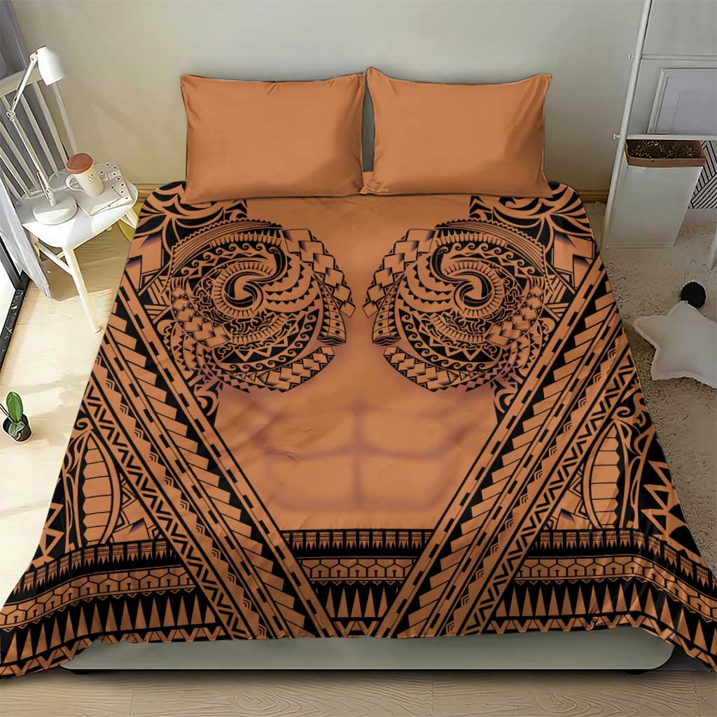 Polynesian Tattoo Inspired Cosplay Costume Bedding Set Tribal Warrior - Polynesian Pride