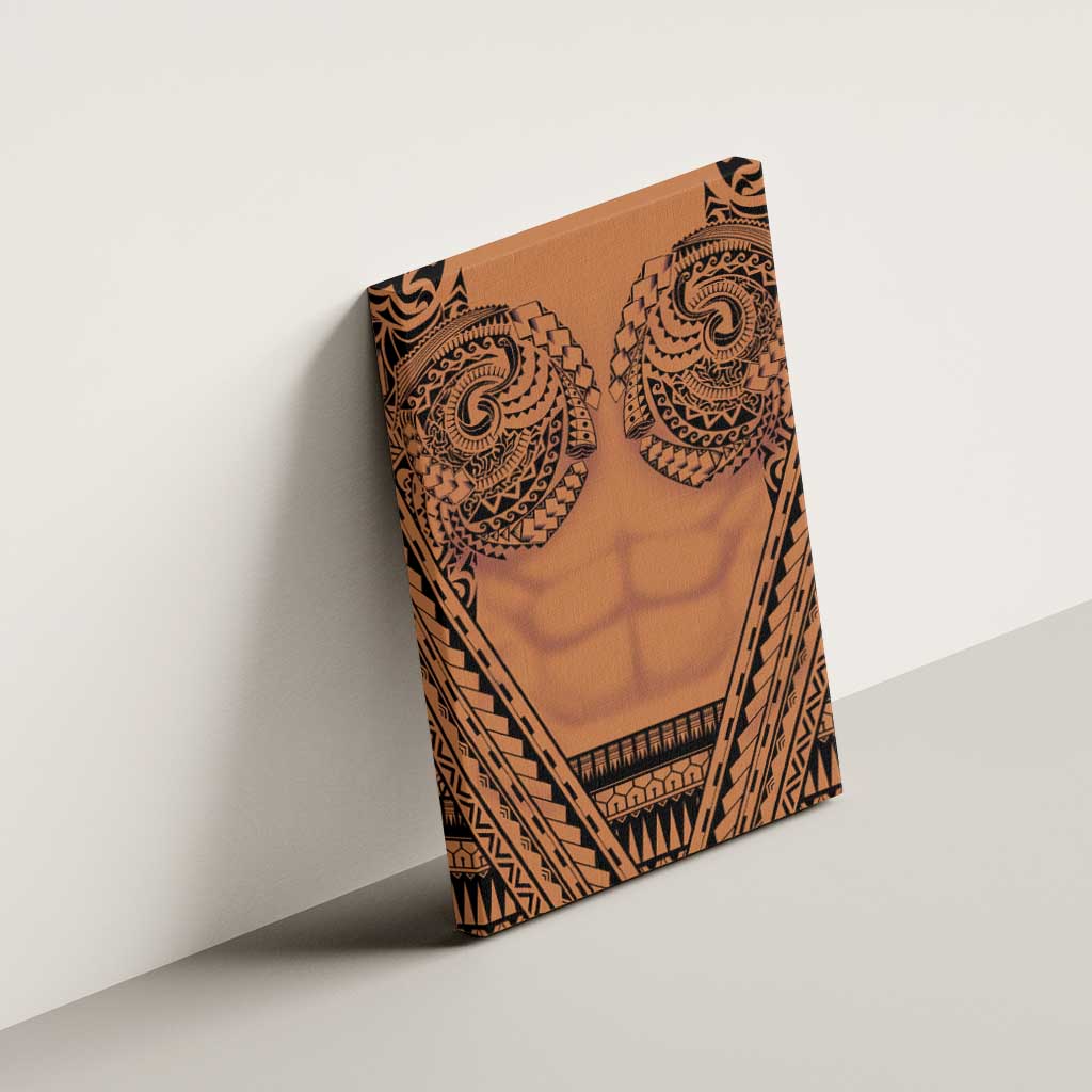 Polynesian Tattoo Inspired Cosplay Costume Canvas Wall Art Tribal Warrior - Polynesian Pride