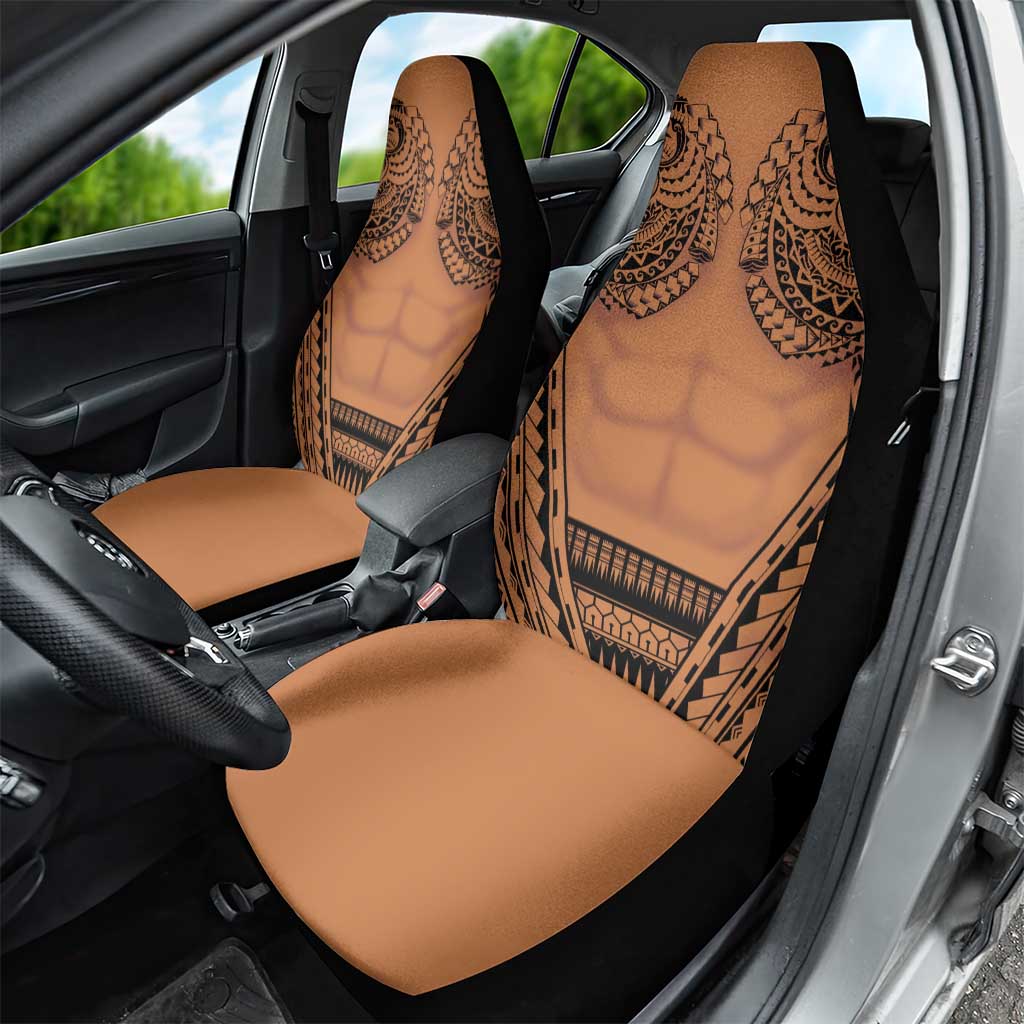 Polynesian Tattoo Inspired Cosplay Costume Car Seat Cover Tribal Warrior LT05 - Polynesian Pride