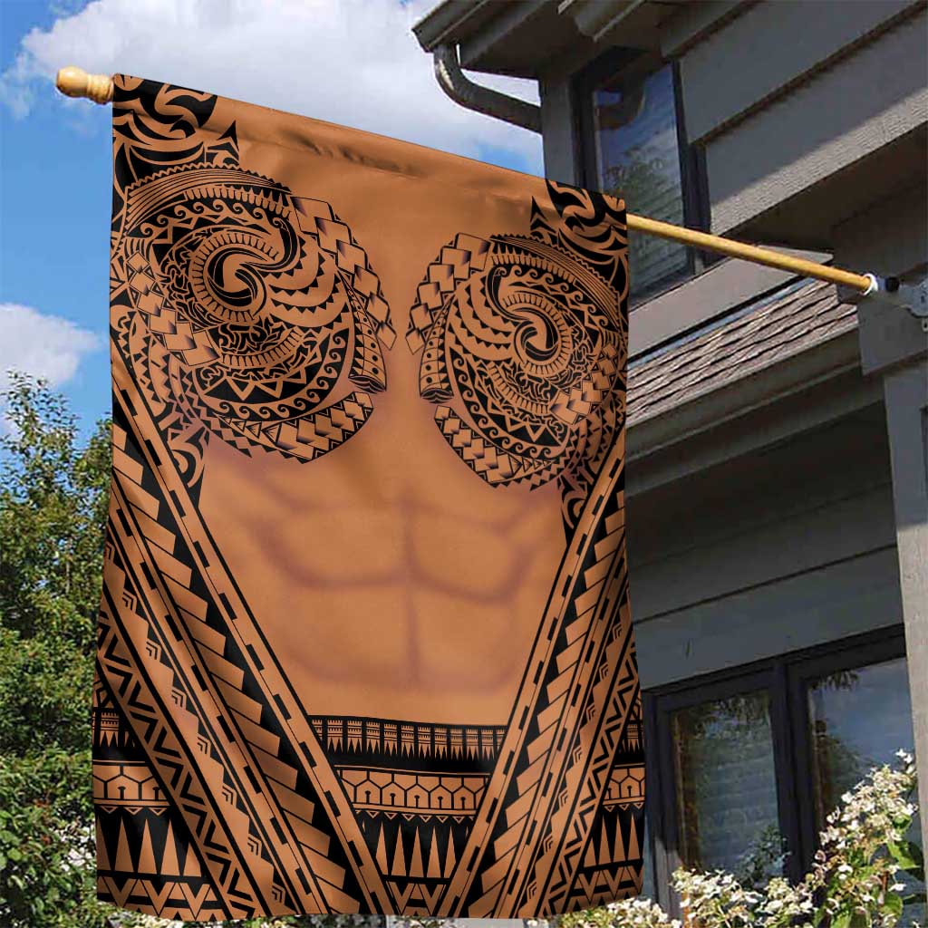 Polynesian Tattoo Inspired Cosplay Costume Garden Flag Tribal Warrior - Polynesian Pride