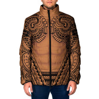 Polynesian Tattoo Inspired Cosplay Costume Padded Jacket Tribal Warrior - Polynesian Pride