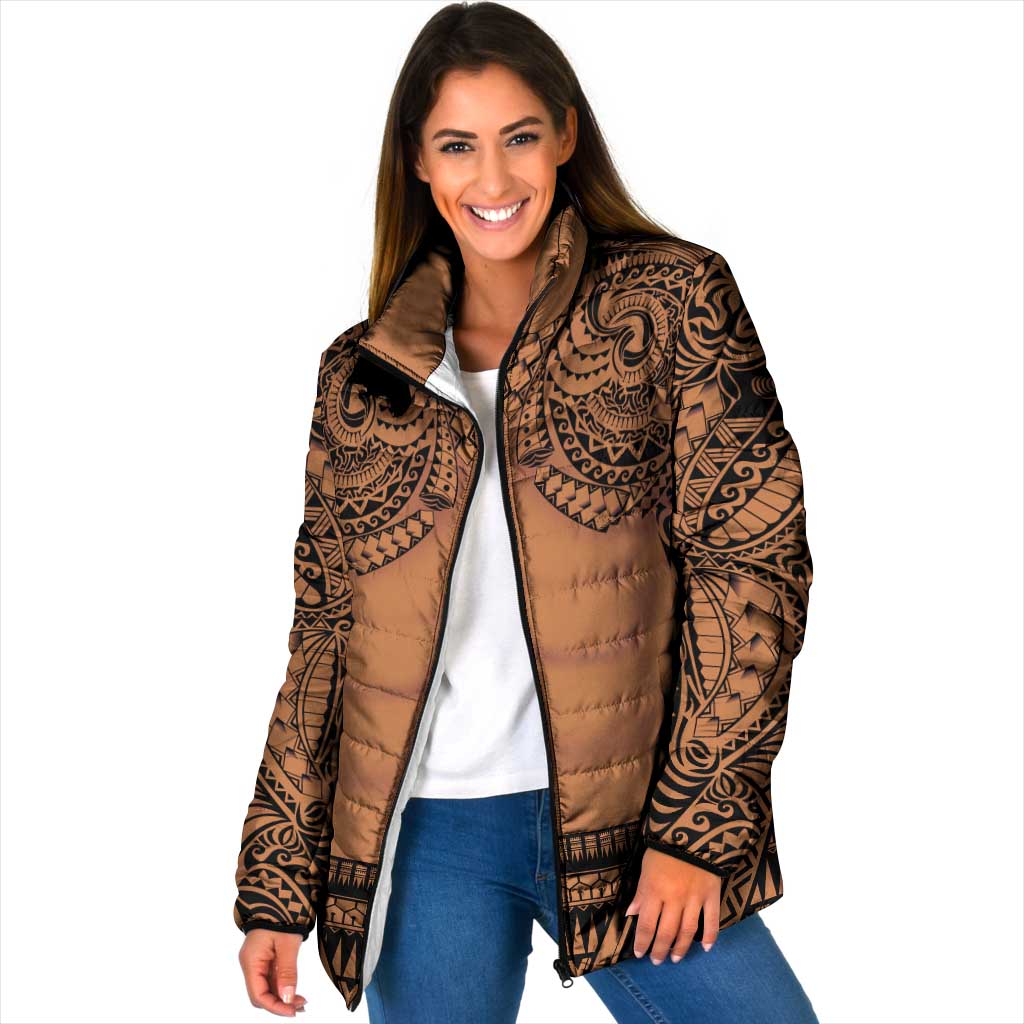 Polynesian Tattoo Inspired Cosplay Costume Padded Jacket Tribal Warrior - Polynesian Pride