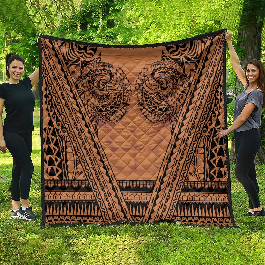 Polynesian Tattoo Inspired Cosplay Costume Quilt Tribal Warrior - Polynesian Pride