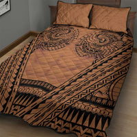 Polynesian Tattoo Inspired Cosplay Costume Quilt Bed Set Tribal Warrior - Polynesian Pride