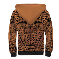 Polynesian Tattoo Inspired Cosplay Costume Sherpa Hoodie Tribal Warrior - Polynesian Pride