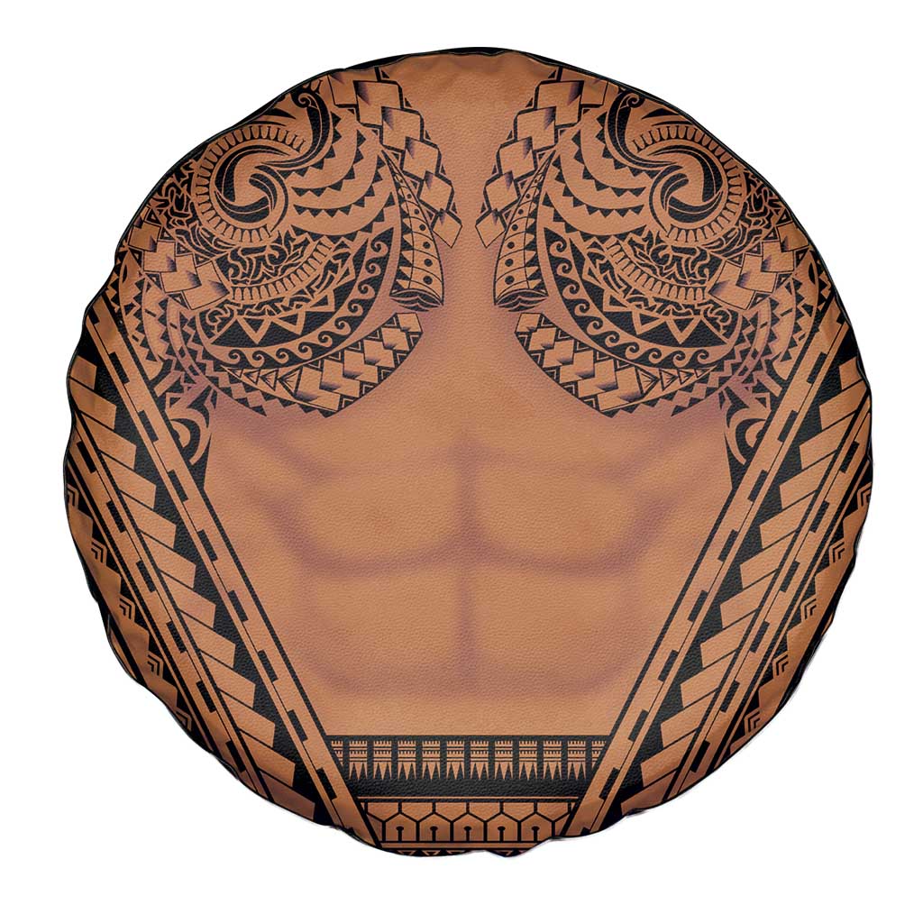 Polynesian Tattoo Inspired Cosplay Costume Spare Tire Cover Tribal Warrior LT05 - Polynesian Pride