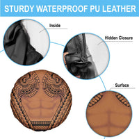 Polynesian Tattoo Inspired Cosplay Costume Spare Tire Cover Tribal Warrior LT05 - Polynesian Pride