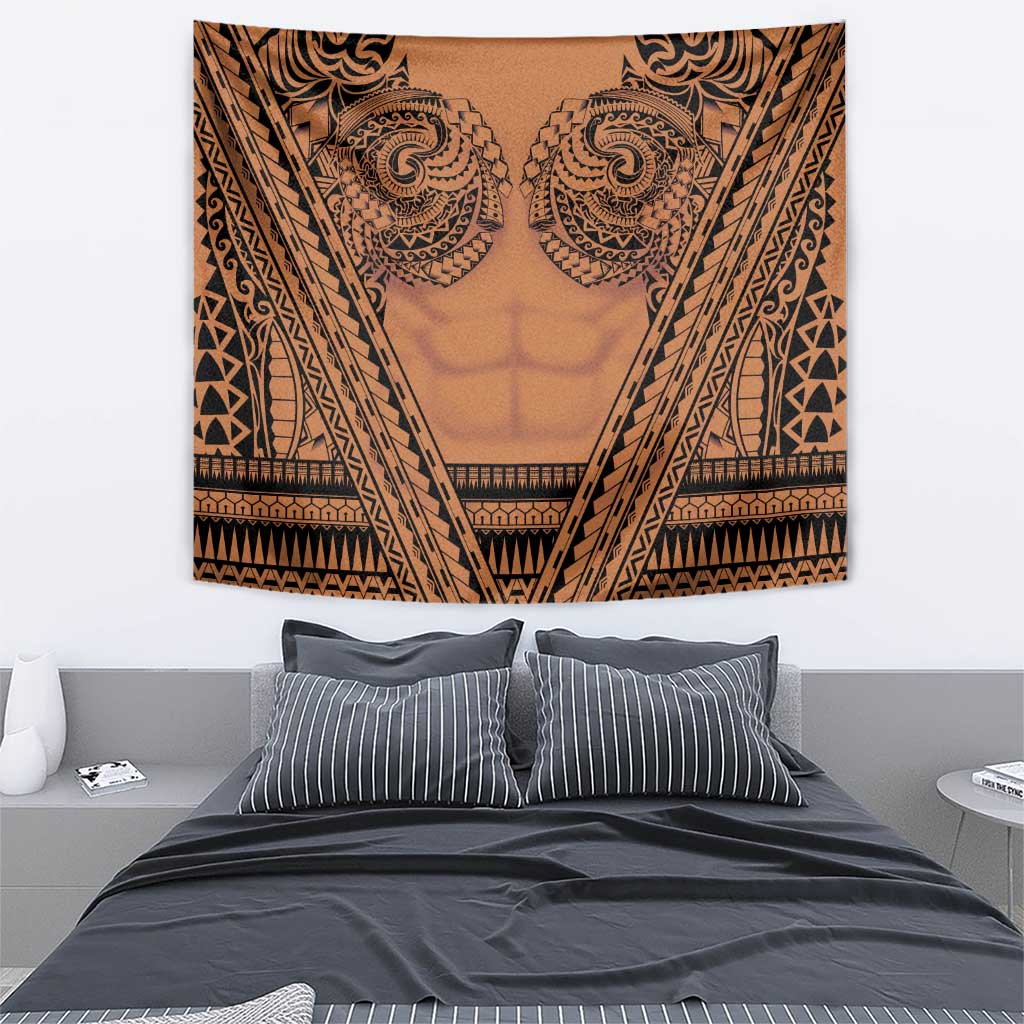 Polynesian Tattoo Inspired Cosplay Costume Tapestry Tribal Warrior LT05 - Polynesian Pride