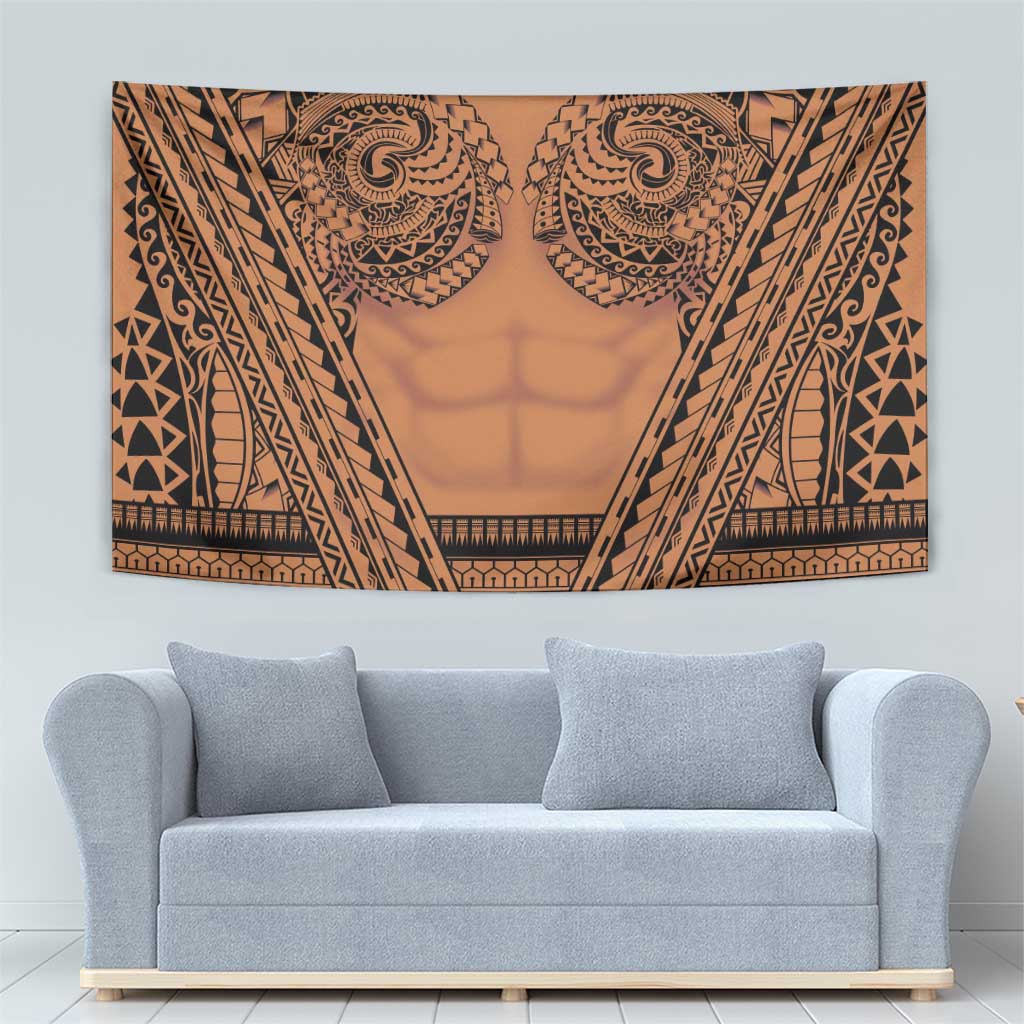 Polynesian Tattoo Inspired Cosplay Costume Tapestry Tribal Warrior LT05 - Polynesian Pride