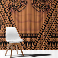 Polynesian Tattoo Inspired Cosplay Costume Window Curtain Tribal Warrior LT05 - Polynesian Pride