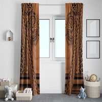 Polynesian Tattoo Inspired Cosplay Costume Window Curtain Tribal Warrior LT05 - Polynesian Pride