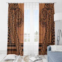 Polynesian Tattoo Inspired Cosplay Costume Window Curtain Tribal Warrior LT05 - Polynesian Pride