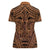Polynesian Tattoo Inspired Cosplay Costume Women Polo Shirt Tribal Warrior - Polynesian Pride