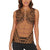 Polynesian Tattoo Inspired Cosplay Costume Women Sleeveless Polo Shirt Tribal Warrior - Polynesian Pride