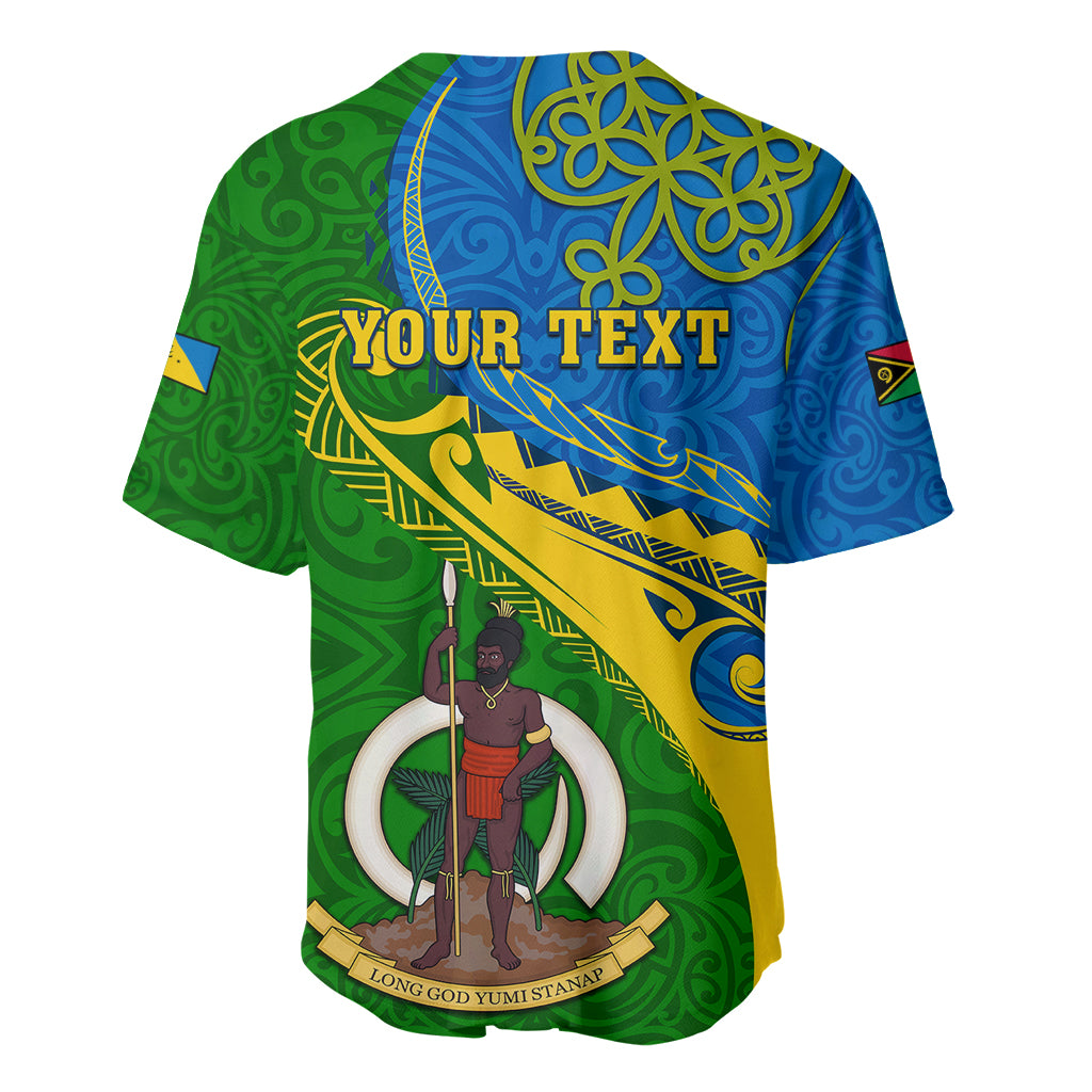 Personalized Malampa Day Baseball Jersey Sand Drawing Vanuatuan Pattern LT05 - Polynesian Pride