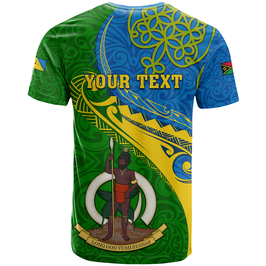 Personalized Malampa Day T Shirt Sand Drawing Vanuatuan Pattern LT05 - Polynesian Pride