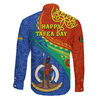 Tafea Day Family Matching Puletasi Dress and Hawaiian Shirt Sand Drawing Vanuatuan Pattern LT05 - Polynesian Pride