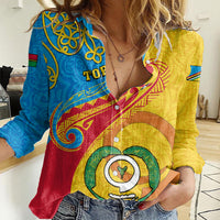 torba-day-women-casual-shirt-sand-drawing-vanuatuan-pattern