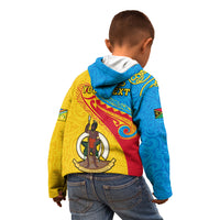 Personalized Torba Day Kid Hoodie Sand Drawing Vanuatuan Pattern LT05 - Polynesian Pride