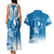 FSM Yap Constitution Day Couples Matching Tank Maxi Dress and Hawaiian Shirt Polynesian Batoids LT05 - Polynesian Pride