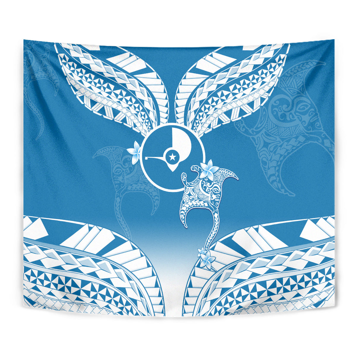 FSM Yap Constitution Day Tapestry Polynesian Batoids LT05 - Polynesian Pride