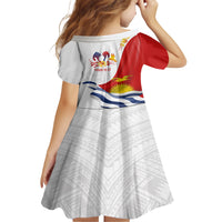 Personalised Kiribati Human Rights Day Family Matching Short Sleeve Bodycon Dress and Hawaiian Shirt Polynesian Style LT05 - Polynesian Pride