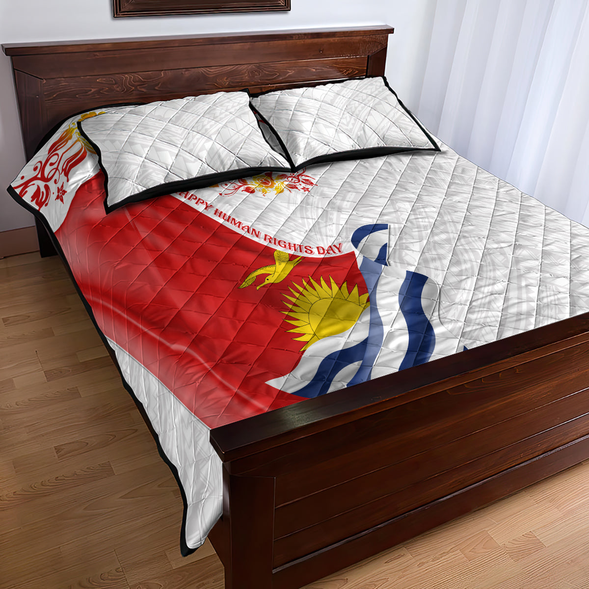 Kiribati Human Rights Day Quilt Bed Set Polynesian Style LT05 - Polynesian Pride