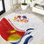 Kiribati Human Rights Day Round Carpet Polynesian Style LT05 White - Polynesian Pride