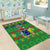 Cook Islands Christmas Area Rug Santa Coat Of Arms Meri Kiritimiti LT05 - Polynesian Pride
