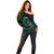 Personalised Polynesia Off Shoulder Sweater With Islam Crescent And Star LT05 - Polynesian Pride
