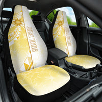 Personalised Polynesia Car Seat Cover Bahai Faith Symbol LT05 One Size Yellow - Polynesian Pride