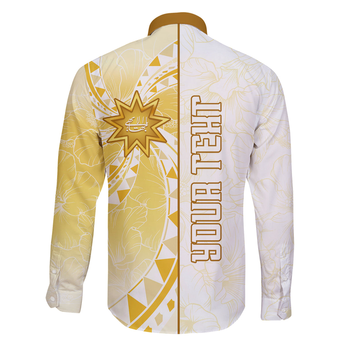 Personalised Polynesia Family Matching Puletasi Dress and Hawaiian Shirt Bahai Faith Symbol LT05 - Polynesian Pride