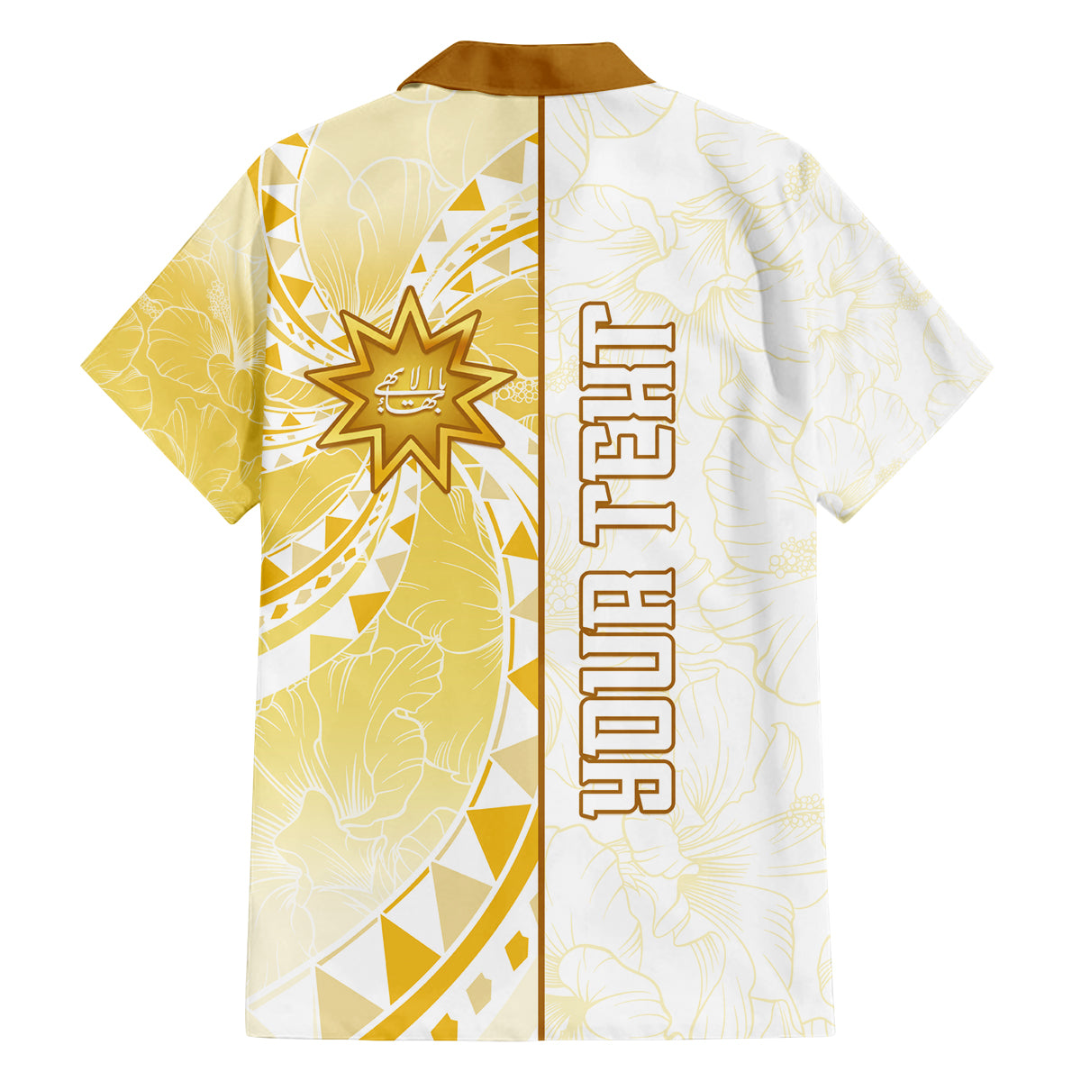 Personalised Polynesia Family Matching Summer Maxi Dress and Hawaiian Shirt Bahai Faith Symbol LT05 - Polynesian Pride