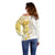 Personalised Polynesia Off Shoulder Sweater Bahai Faith Symbol LT05 - Polynesian Pride