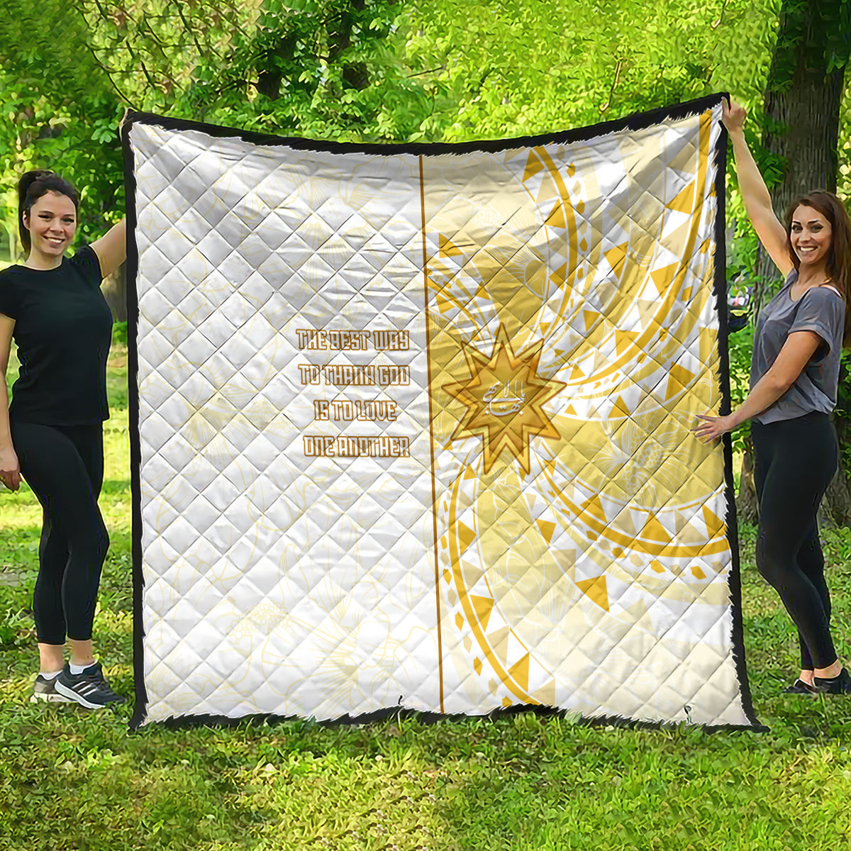 Polynesia Quilt Bahai Faith Symbol LT05 - Polynesian Pride