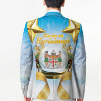 Fiji Christmas Blazer Snow Globe With Fijian Santa LT05