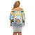 Fiji Christmas Family Matching Off Shoulder Short Dress and Hawaiian Shirt Snow Globe With Fijian Santa LT05