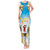 Fiji Christmas Tank Maxi Dress Snow Globe With Fijian Santa LT05